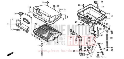 FILTRE A AIR GL1500AR de 1994